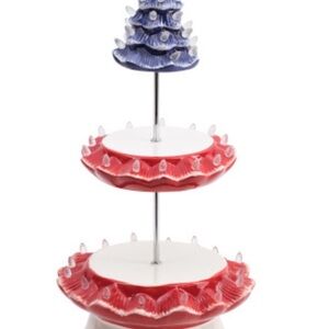 Mr. Christmas 2-Tier Patriotic Stand